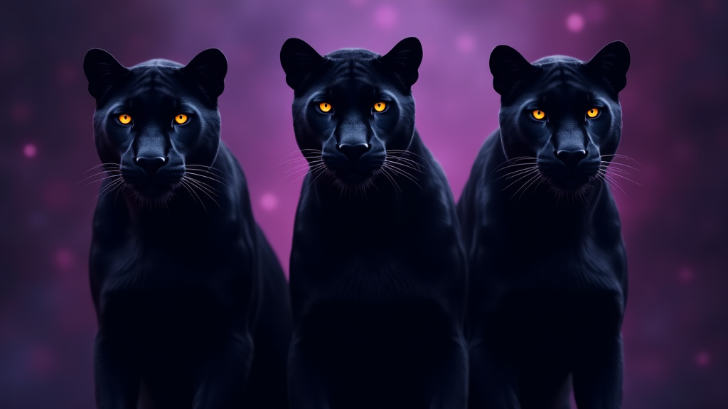 Three majestic panthers  -  PantheraHive x Zapier